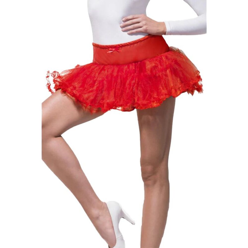 Smiffys Womens/Ladies Tulle Petticoat / Red
